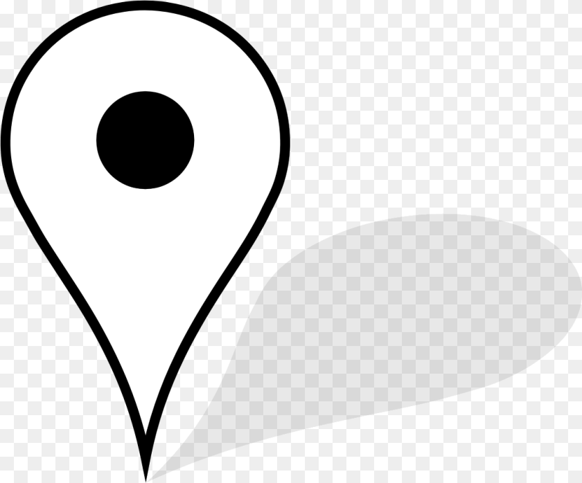 1089x905 Google Pin White Map Pin PNG