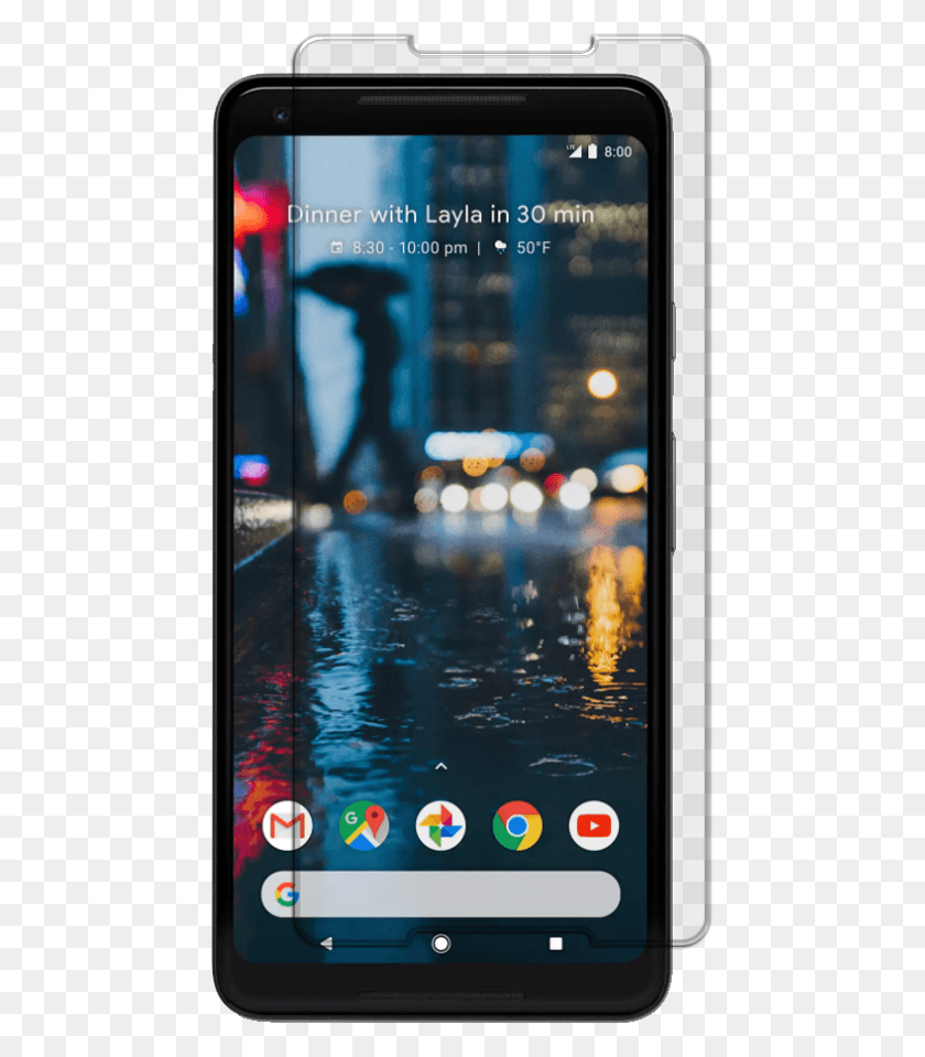 455x899 Google Pixel 2 Xl Clear Tempered Glass Google Pixel 2 Xl, Mobile Phone, Phone, Electronics HD PNG Download