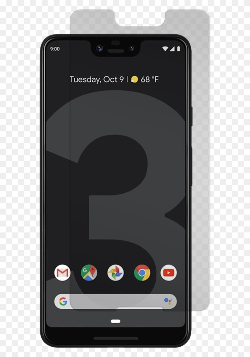 575x1138 Google Pixel 3 Xl Закаленное Стекло Защитная Пленка Для Экрана Google Pixel 3 Xl, Черный, Мобильный Телефон, Телефон, Электроника, Hd Png Скачать