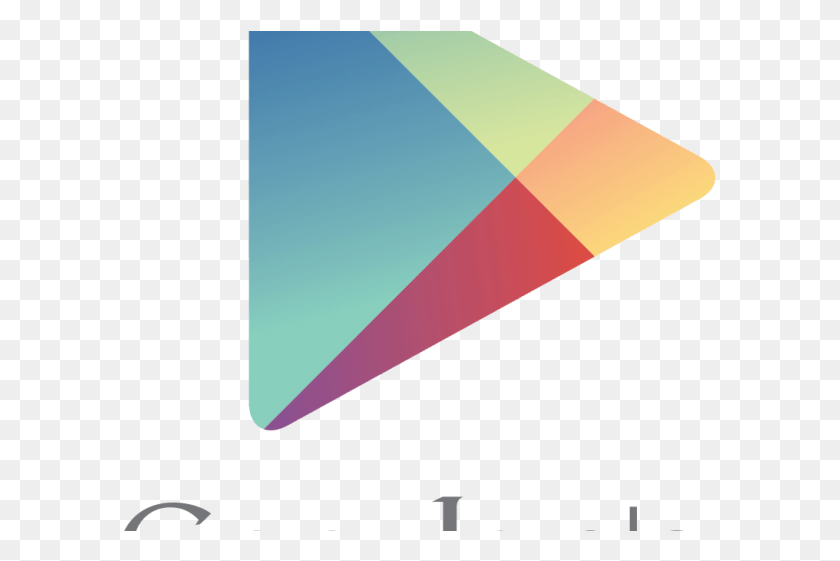593x501 Google Play Logo Google Play, Triangle, Business Card, Paper HD PNG Download