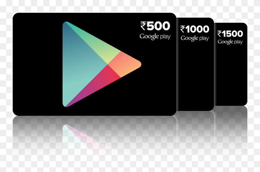 1114x708 Descargar Png Tarjetas Prepago De Google Play Oficial Para La India En Seleccione La Tarjeta De Google Play India, Triángulo Hd Png
