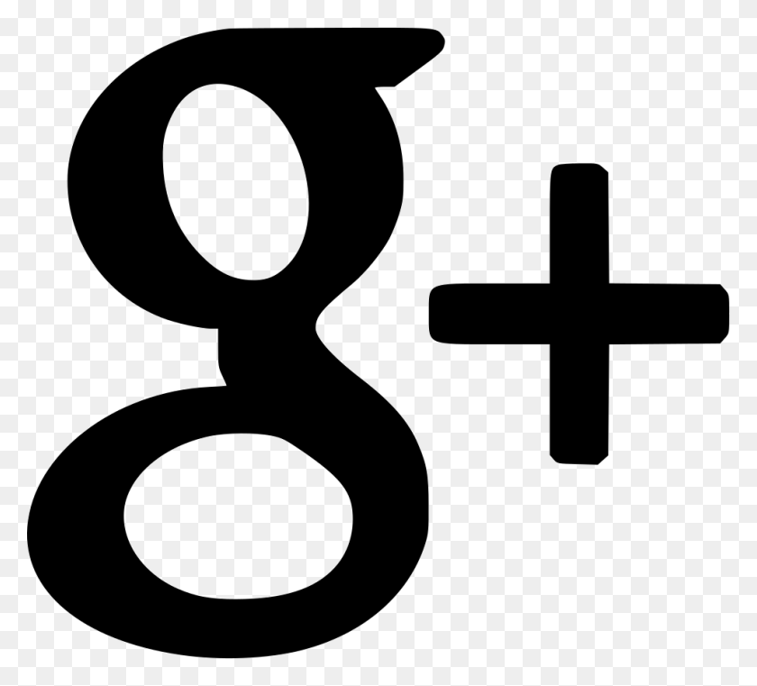 981x882 Значок Google Plus Белый Значок G В, Число, Символ, Текст Hd Png Скачать