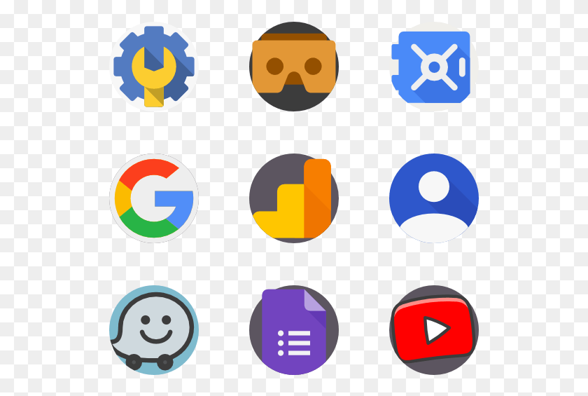 529x505 Iconos De Desarrollo De Servicios De Google, Texto, Símbolo, Número Hd Png