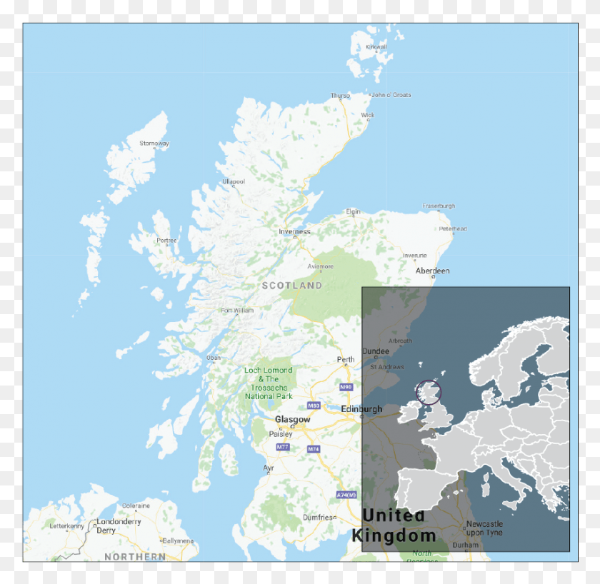 853x830 Googlemaps Scottish Wildcat Location Map, Diagram, Atlas, Plot HD PNG Download