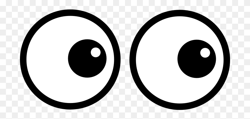 708x342 Googly Eyes Cartoon Clip Art На Прозрачном Фоне Глаза Клипарт, Символ, Логотип, Товарный Знак Hd Png Скачать