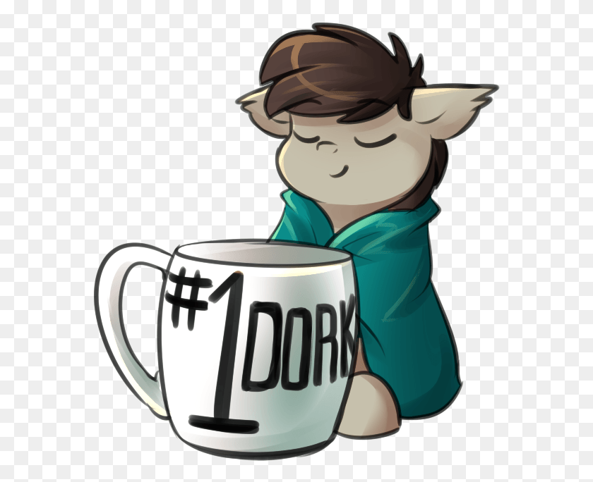 577x624 Goombot Blanket Comfy Cup Eyes Closed Number One Cartoon, Coffee Cup, Person, Human HD PNG Download