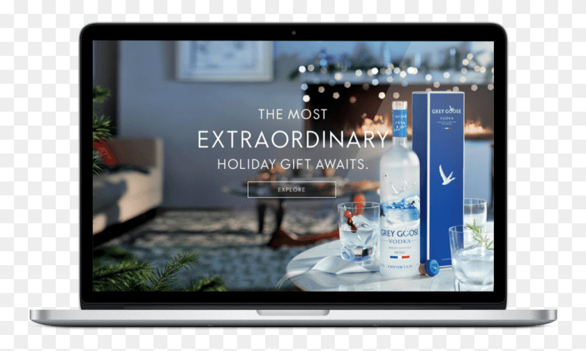 986x560 Goose Website D Drinking Grey Goose Vodka, Monitor, Screen, Electronics HD PNG Download