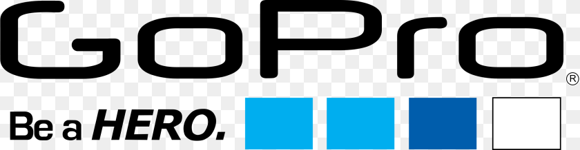 2400x622 Gopro Hero Logo Transparent Gopro Logo Ai Sticker PNG