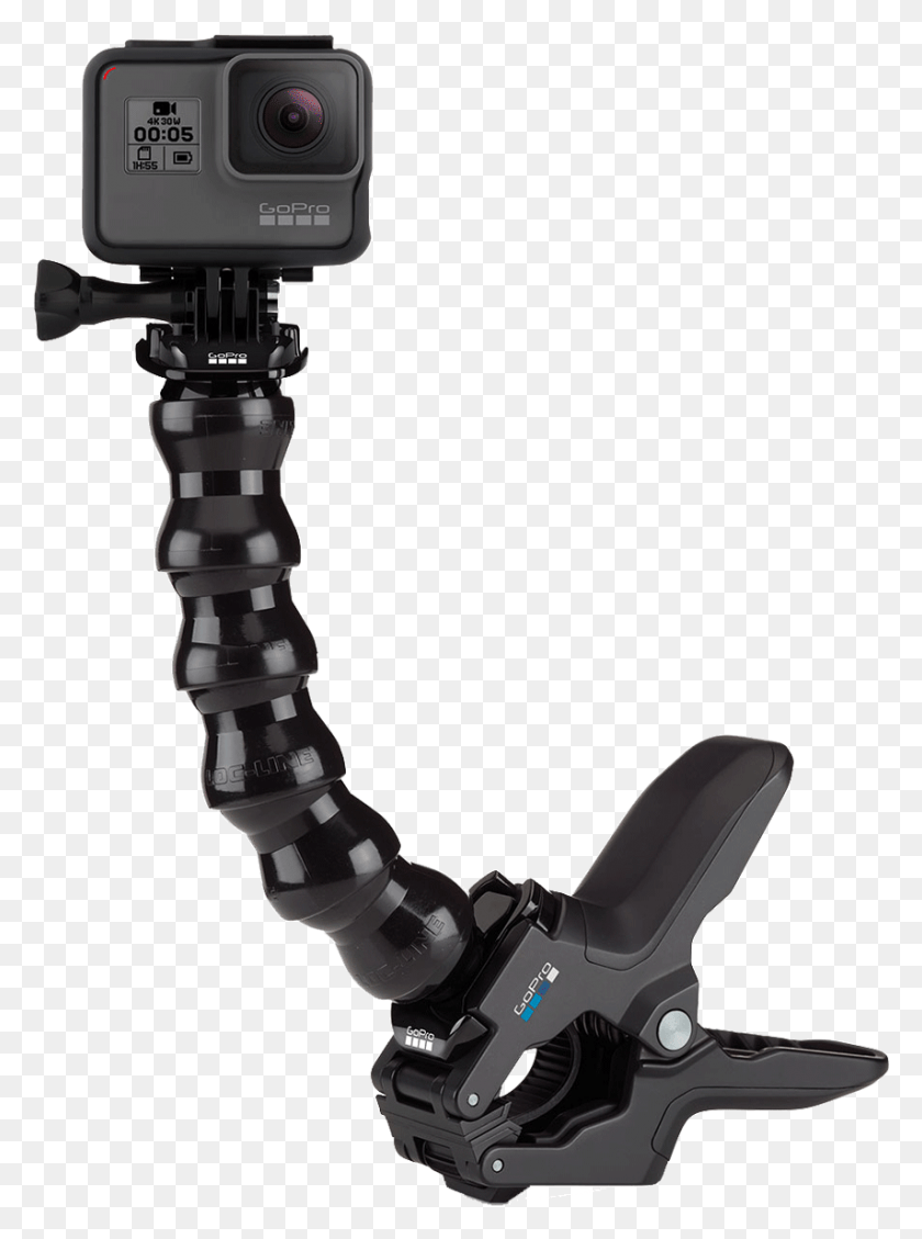 854x1171 Gopro Jaws Flexible Clamp Mount Gopro Attachments, Power Drill, Tool, Weapon HD PNG Download