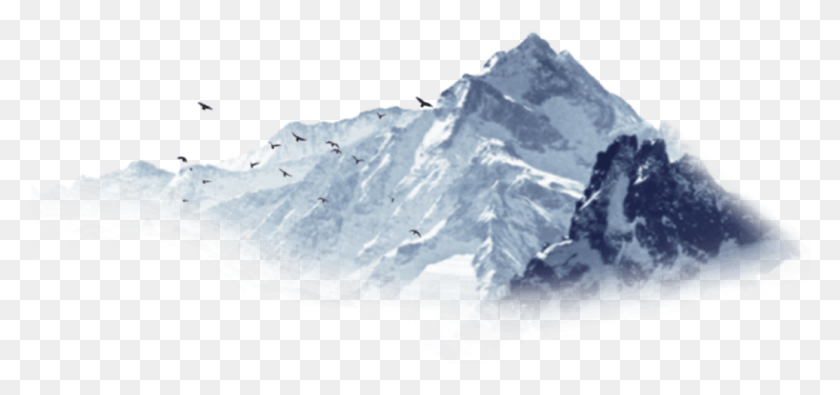 1036x446 Descargar Png Gora S Vhodom Fentezi Oboi, Pico, Cordillera, Montaña Hd Png