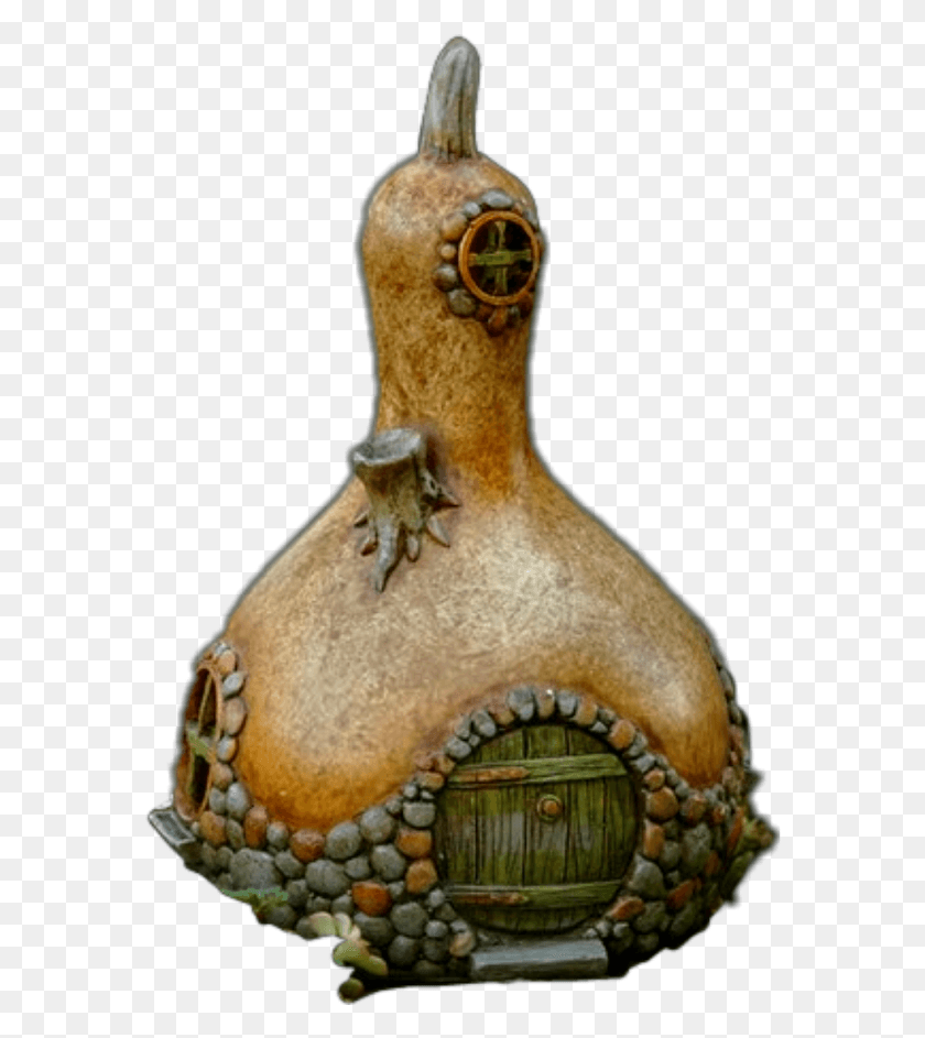 578x883 Gord Fairyhouse Fantasy Fairy House Esiin357 Tree, Gourd, Produce, Vegetable HD PNG Download