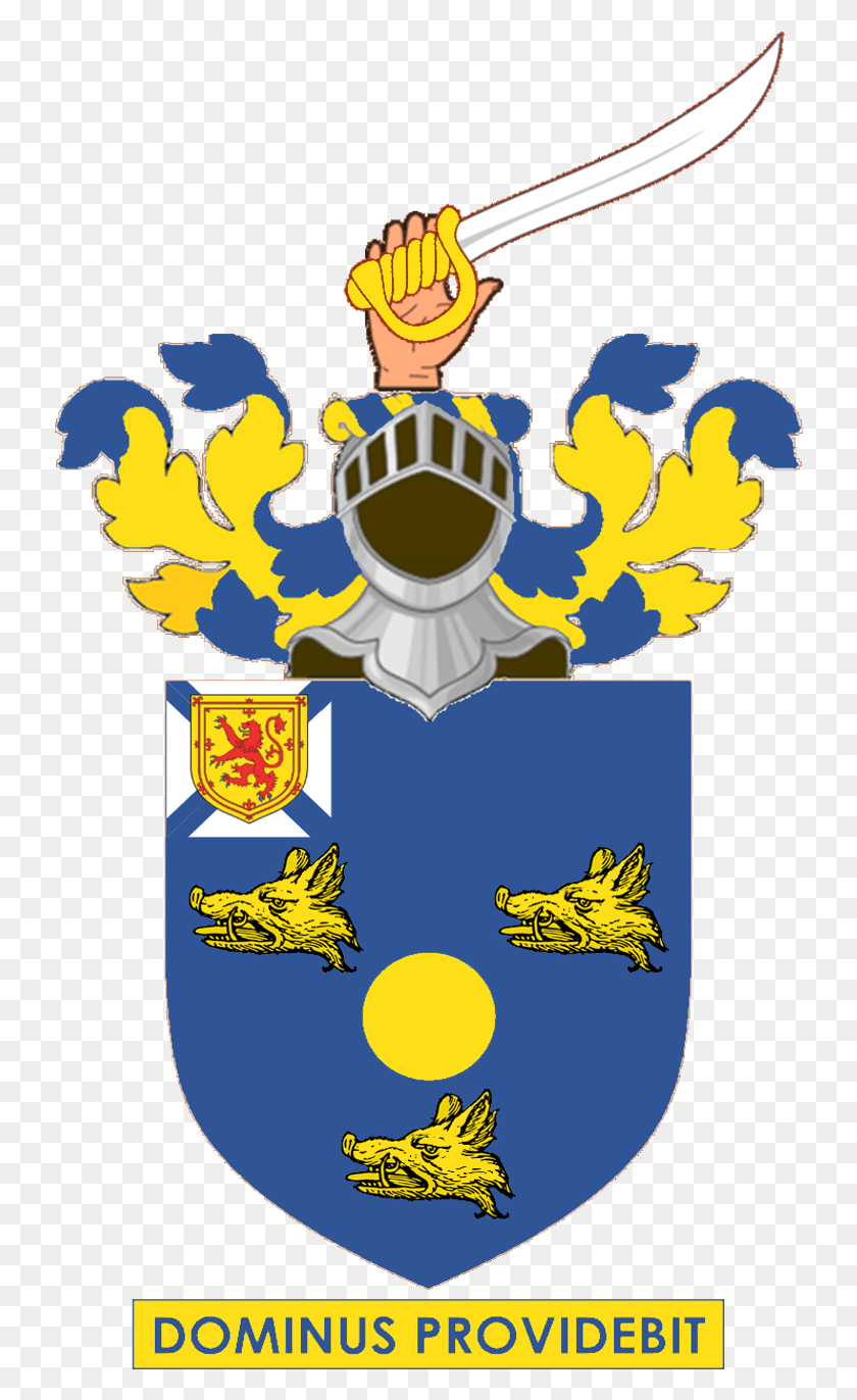 734x1312 Gordon Achievement Sir Coat Of Arms, Symbol, Logo, Trademark HD PNG Download