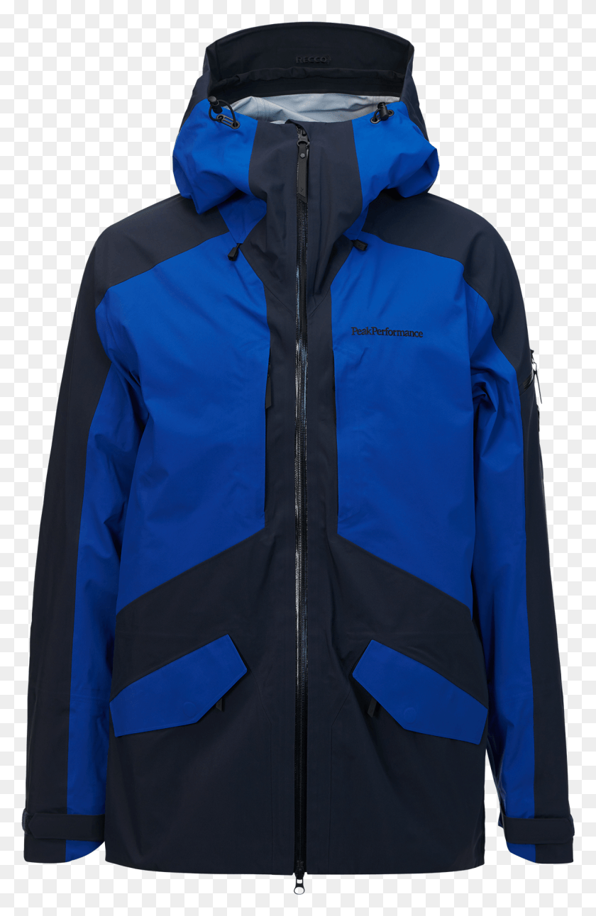 1190x1881 Goretex Teton Shell Jacket Salute Blue, Clothing, Apparel, Coat HD PNG Download