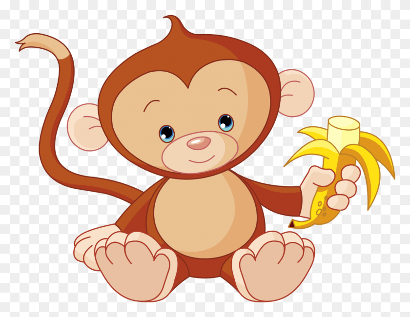 1151x871 Gorilla Ape Chimpanzee Monkey Eating A Banana Clip Art, Toy, Cupid, Doll HD PNG Download