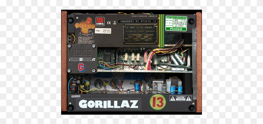 451x338 Gorillaz The Fall, Wiring, Electronics, Computer HD PNG Download