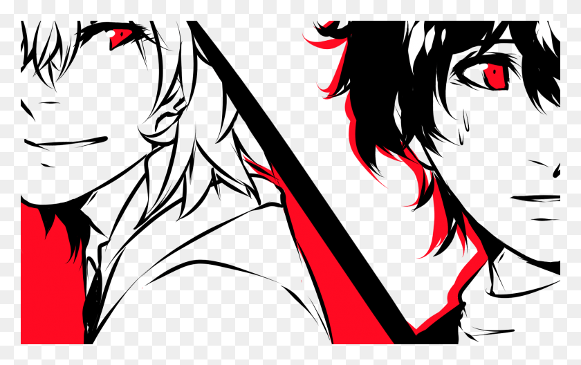 1750x1050 Goro Akechi Looked Well For Someone Who39d Died Months Cartoon, Dragon, Person, Human HD PNG Download