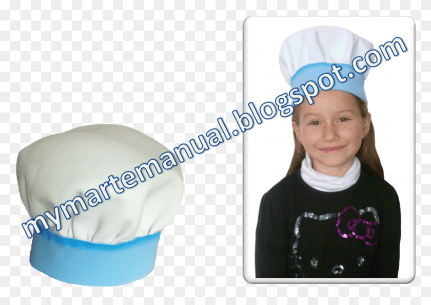 853x587 Gorro De Chef En Foamy Child, Person, Human, Clothing HD PNG Download