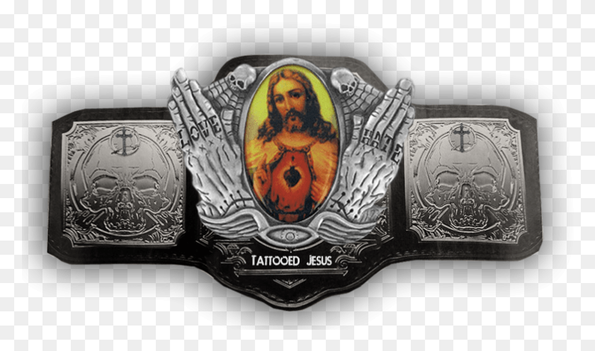784x439 Got Rid Of The Wwe Logo On The Side Plates Replaced Carving, Buckle, Symbol, Trademark HD PNG Download