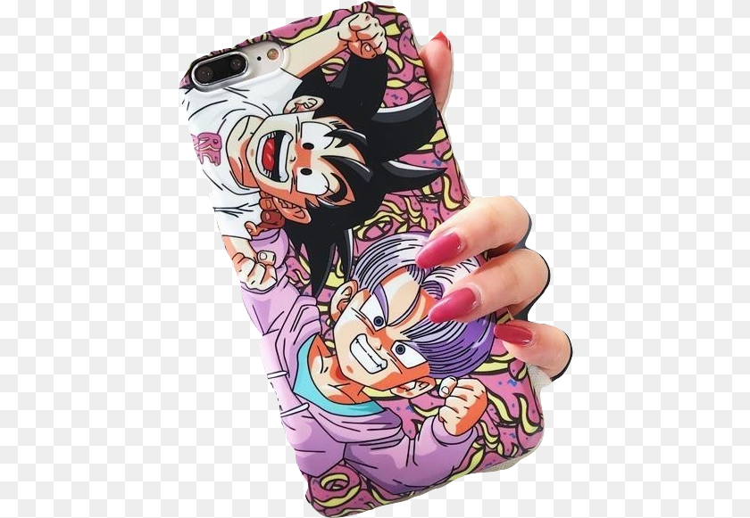 443x581 Goten Trunks Case, Electronics, Mobile Phone, Phone, Book Sticker PNG