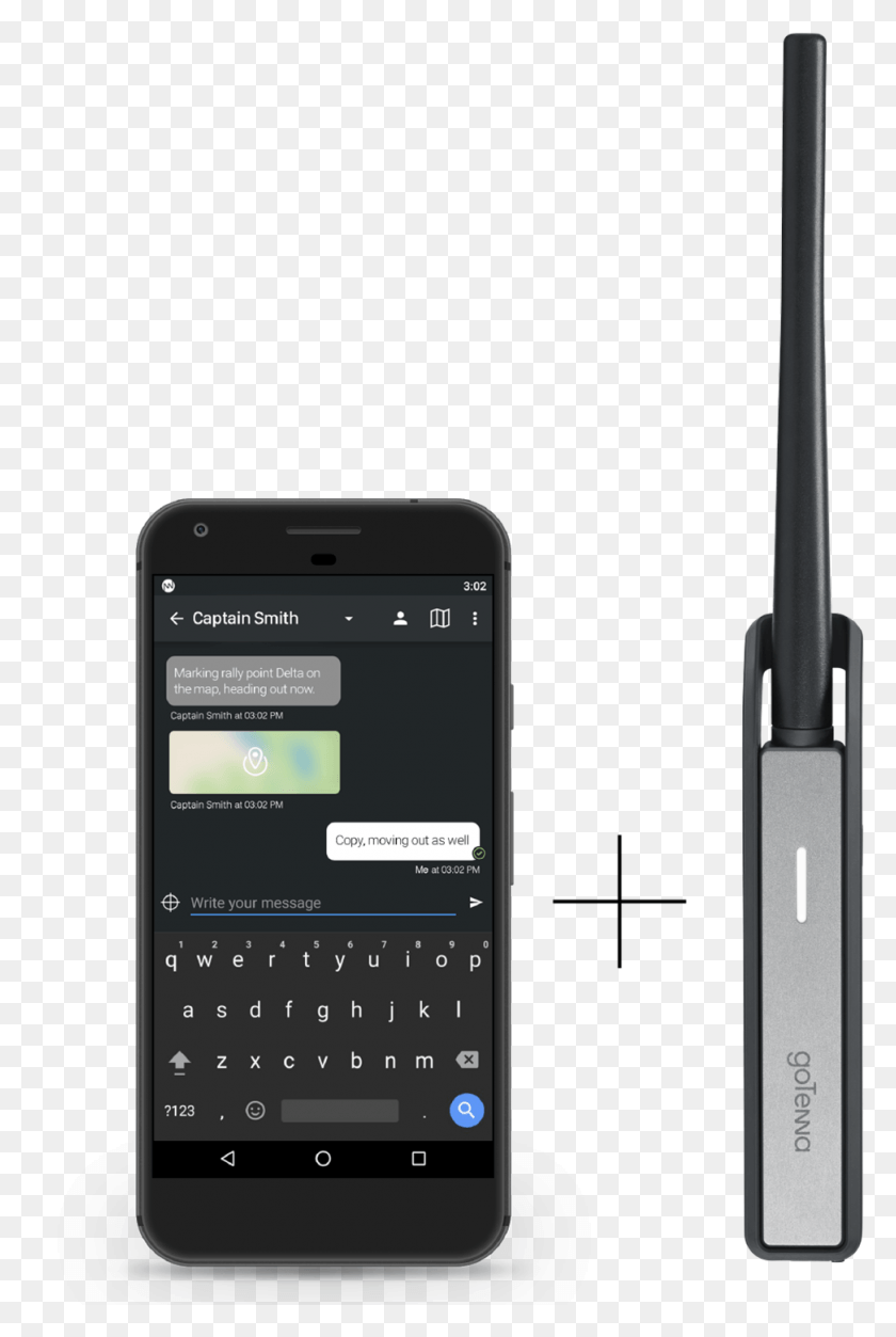 972x1487 Gotenna Pro, Мобильный Телефон, Телефон, Электроника Hd Png Скачать