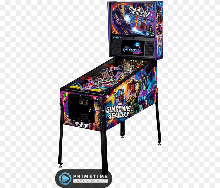 423x719 Gotg Premium Guardians Of The Galaxy Pinball Machine, Arcade Game Machine, Game, Computer Hardware, Electronics Transparent PNG