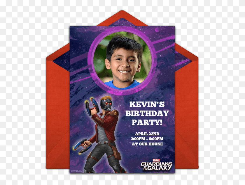 535x576 Gotg Star Lord Photo Online Invitation Figurine, Advertisement, Poster, Flyer HD PNG Download