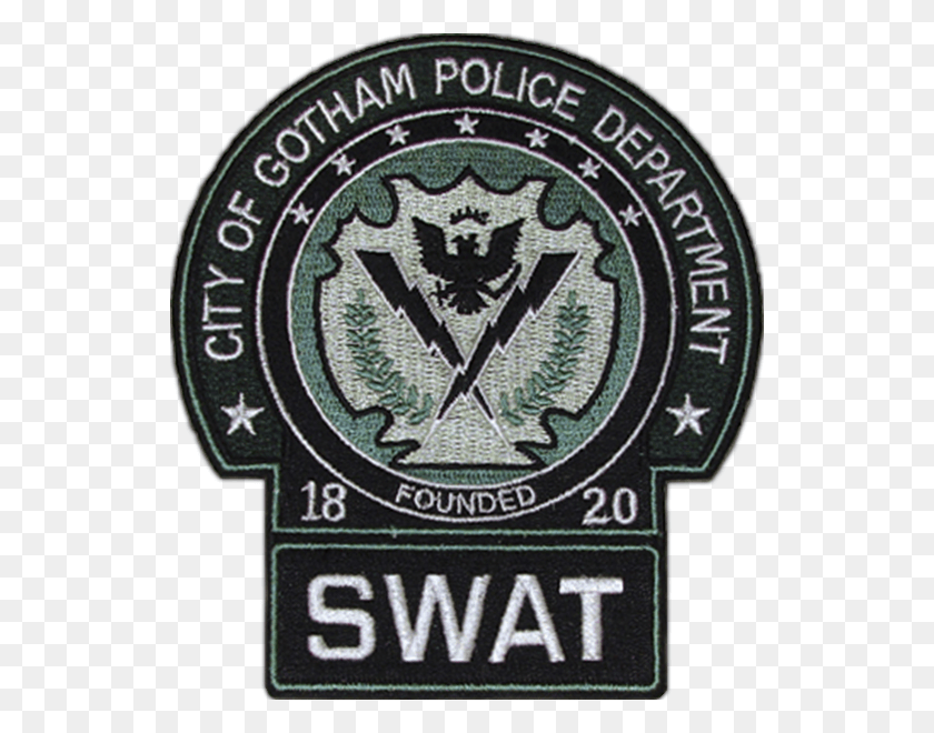 534x600 Готэм Патч Полицейского Управления Готэма, Логотип, Символ, Товарный Знак Hd Png Скачать
