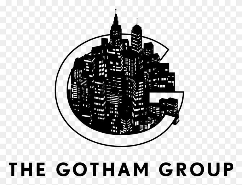 1000x749 Gotham Group Print Logo, Gray, World Of Warcraft HD PNG Download