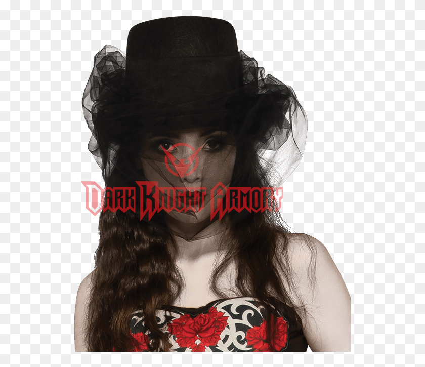 549x665 Gothic Heart Of Darkness Top Hat, Clothing, Apparel, Person HD PNG Download