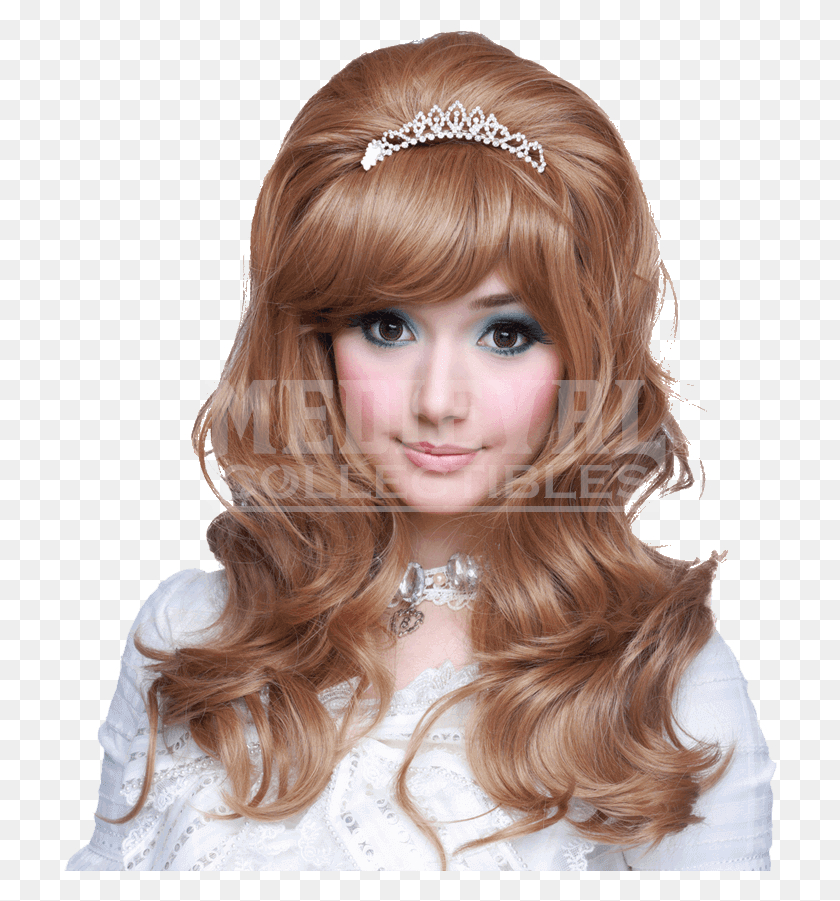 714x841 Gothic Lolita Princess Light Brown Wig Girl, Hair, Person, Human HD PNG Download