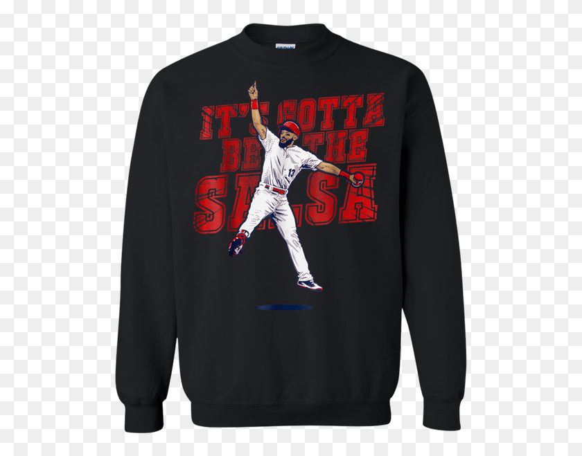 513x599 Gotta Be The Salsa Baseball Shirt Sweatshirt Volvo 240 Christmas Sweater, Clothing, Apparel, Sleeve HD PNG Download