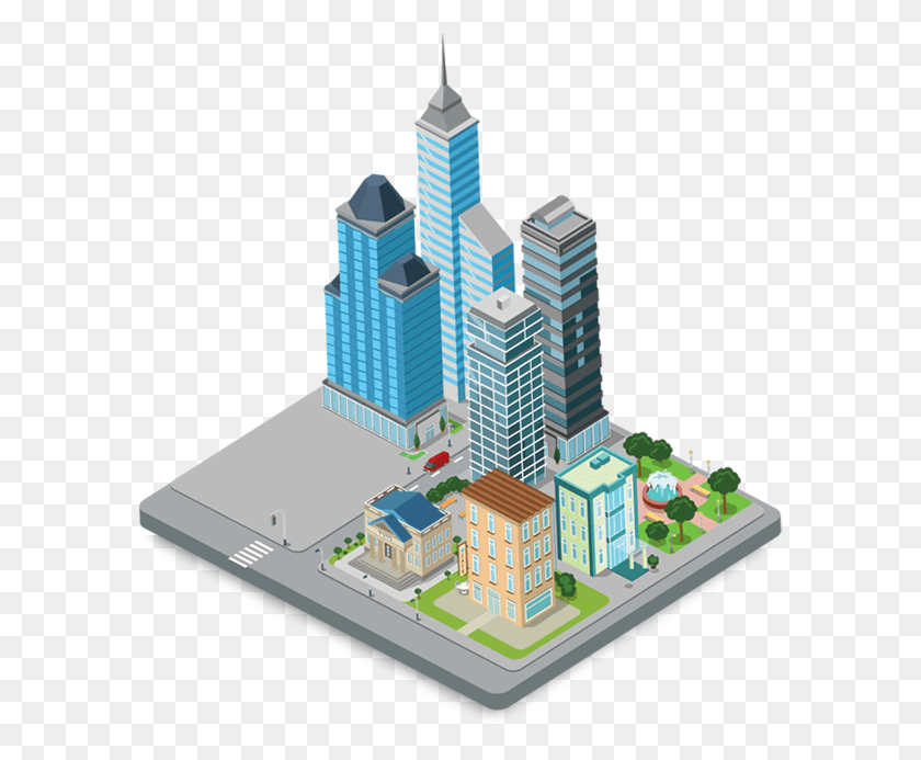 589x633 Government Buildings The Code Was Made Mandatory For Commercial Building, High Rise, City, Urban HD PNG Download