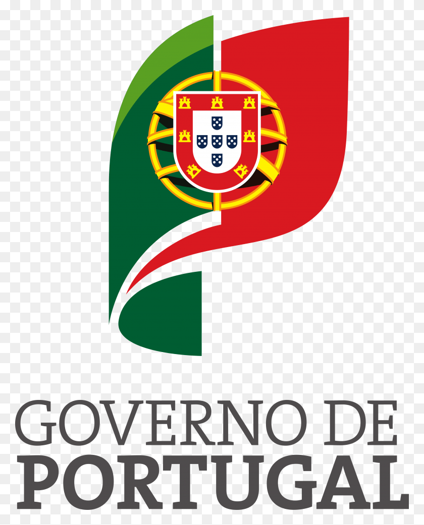 3500x4402 Governo De Portugal Logo Logodownloadorg Portugal Flag, Poster, Advertisement, Label HD PNG Download