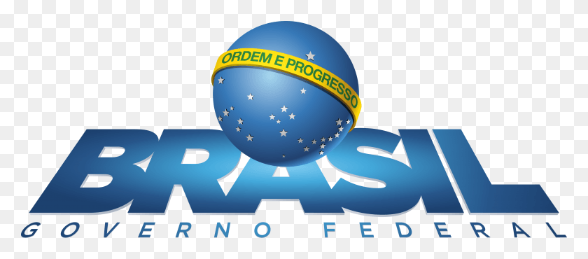 5500x2190 Descargar Png Governo Federal Logo Novo Temer Grande Brasil Governo Federal Logo, Outdoors, Nature, Esfera Hd Png