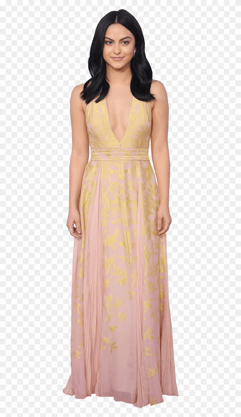 406x1393 Gown, Clothing, Apparel, Person HD PNG Download