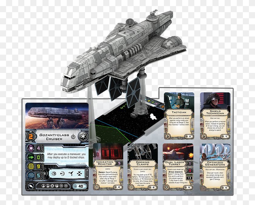 700x615 Gozanti Build Star Wars Armada Imperial Assault Carriers, Spaceship, Aircraft, Vehicle HD PNG Download