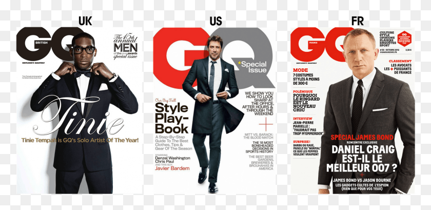 1523x683 Шаблон Обложки Журнала Gq Gq France, Галстук, Аксессуары, Человек Hd Png Скачать