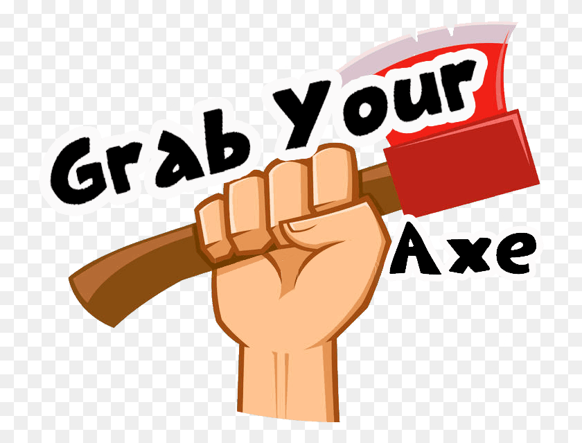 730x579 Grab Our Axe Dallas Axe Throwing Vector Art Of Hand Holding Paintbrush, Fist, Text, Word HD PNG Download