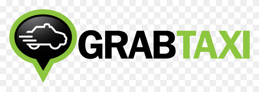 4158x1275 Логотип Grabtaxi Logo Grab Taxi, Серый, World Of Warcraft Hd Png Скачать