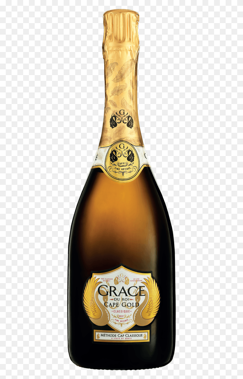 377x1252 Grace Du Roi Mcc Is Made From Chardonnay Grapes That Glass Bottle, Alcohol, Beverage, Drink HD PNG Download