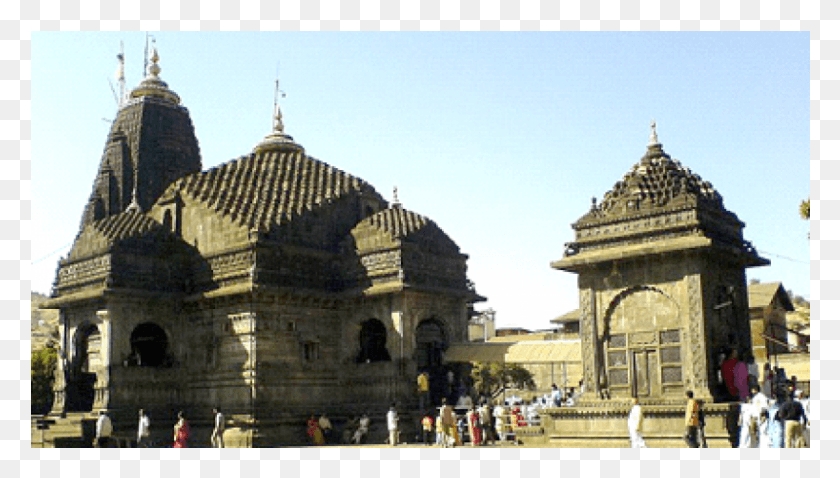 801x430 Graceful Shirdi 2n3d Trimbakeshwar Temple Nasik India, Architecture, Building, Person HD PNG Download