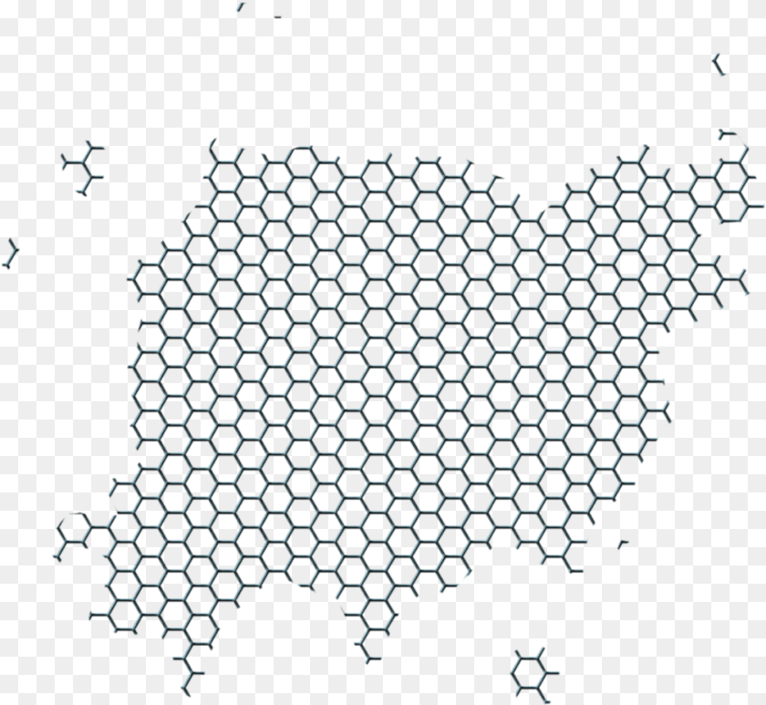 1009x928 Grade Texture Scrapelement Grunge Circular Hexagonal Pattern, Food, Honey, Honeycomb Sticker PNG