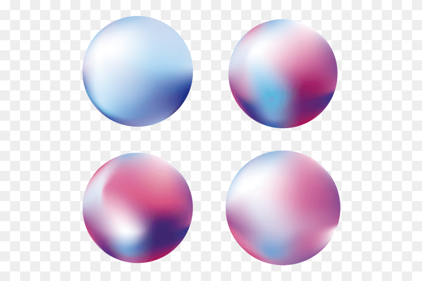 516x499 Gradient Ball Illustration Ball Gradient Vector, Sphere, Bubble, Balloon HD PNG Download