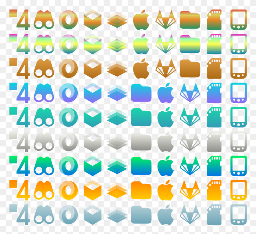 1211x1098 Gradient Colours, Pac Man, Rug, Symbol HD PNG Download