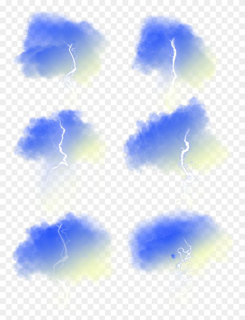 935x1241 Gradient Lightning Blue Yellow Vector And Psd Lightning, Graphics, Nature HD PNG Download