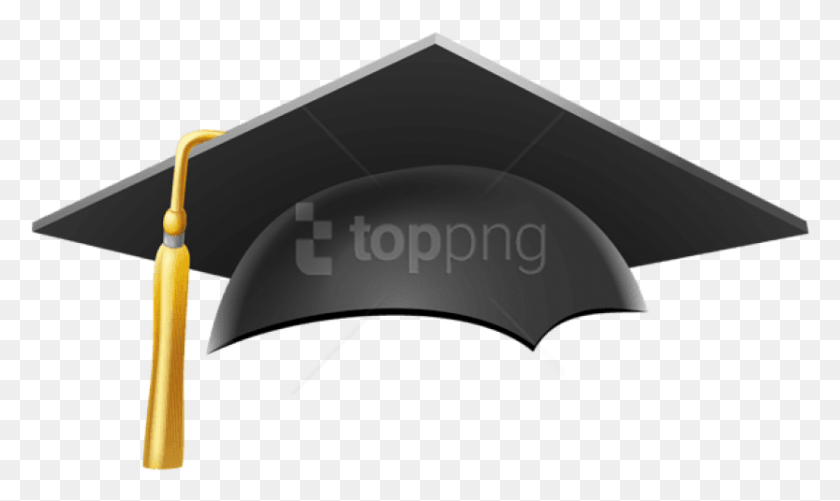 833x472 Graduation Cap Clipart Photo Graduation Hat Transparent, Umbrella, Canopy, Awning HD PNG Download