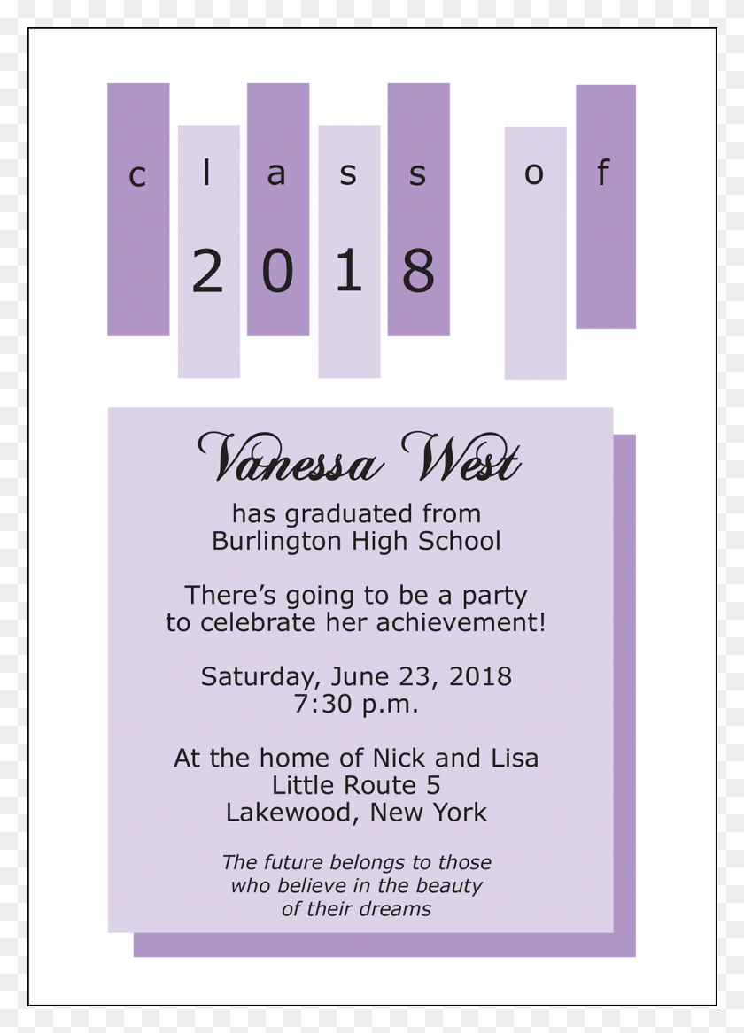 1145x1626 Graduation Party Invitation Poster, Text, Number, Symbol HD PNG Download