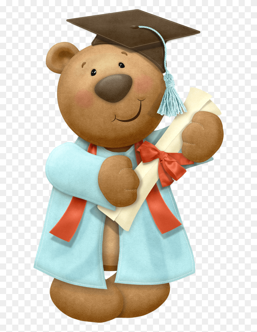 622x1024 Graduation Teddy Bear Teddy Bear Graduation, Toy, Doll, Sweets HD PNG Download