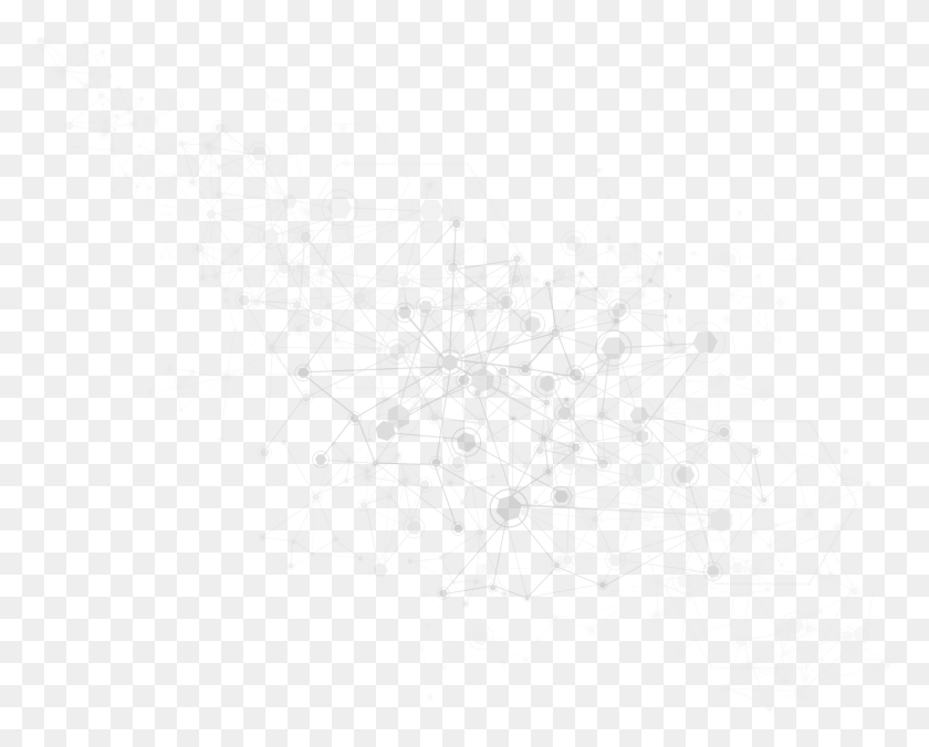 1606x1270 Графический Эскиз, Сеть, Снежинка, Люстра Hd Png Скачать