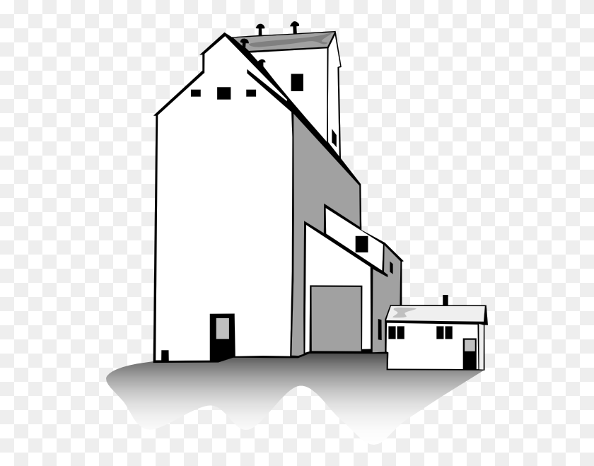 540x599 Grain Elevator Svg Clip Arts 540 X 599 Px, Building, Architecture, Tower HD PNG Download